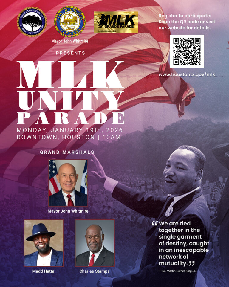 Houston’s Historic Single MLK Day Parade for 2026 – City of Houston ...